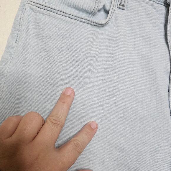 L'AGENCE High line distressed high rise skinny jean  chewed hem women's Size 27 - Picture 4 of 6